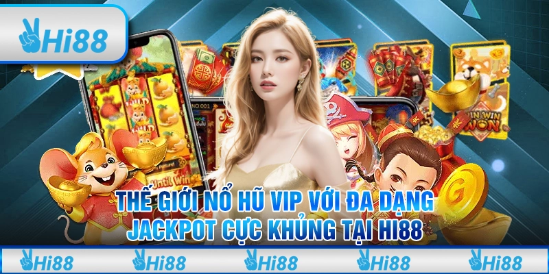 Thế giới nổ hũ vip với đa dạng jackpot cực khủng tại hi88