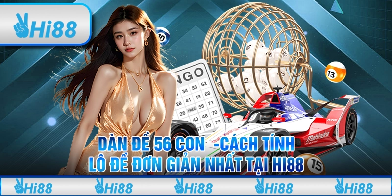 Dàn đề 56 con -Cách tính lô đề đơn giản nhất tại hi88