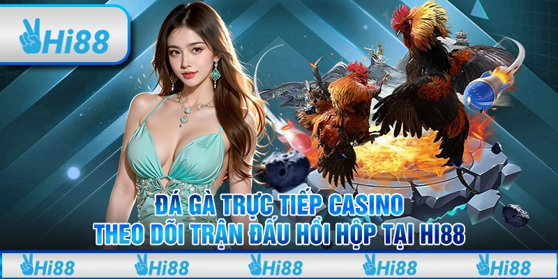 Đá gà trực tiếp casino - Theo dõi trận đấu hồi hộp tại hi88