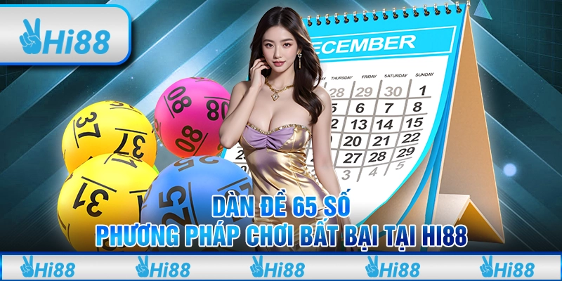 Dàn đề 65 số - Phương pháp chơi bất bại tại nhà cái hi88
