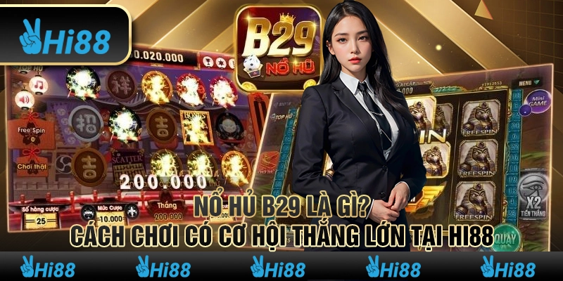 Nổ hũ b29 là gì? Cách chơi có cơ hội thắng lớn tại hi88