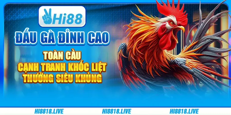 Đấu gà đỉnh cao toàn cầu - Cạnh tranh khốc liệt tại Hi88
