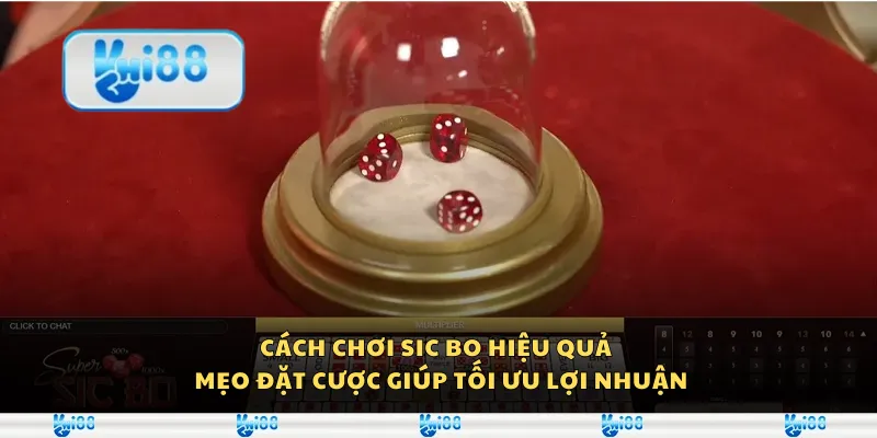 Cách chơi Sic Bo hiệu quả – Mẹo đặt cược giúp tối ưu lợi nhuận